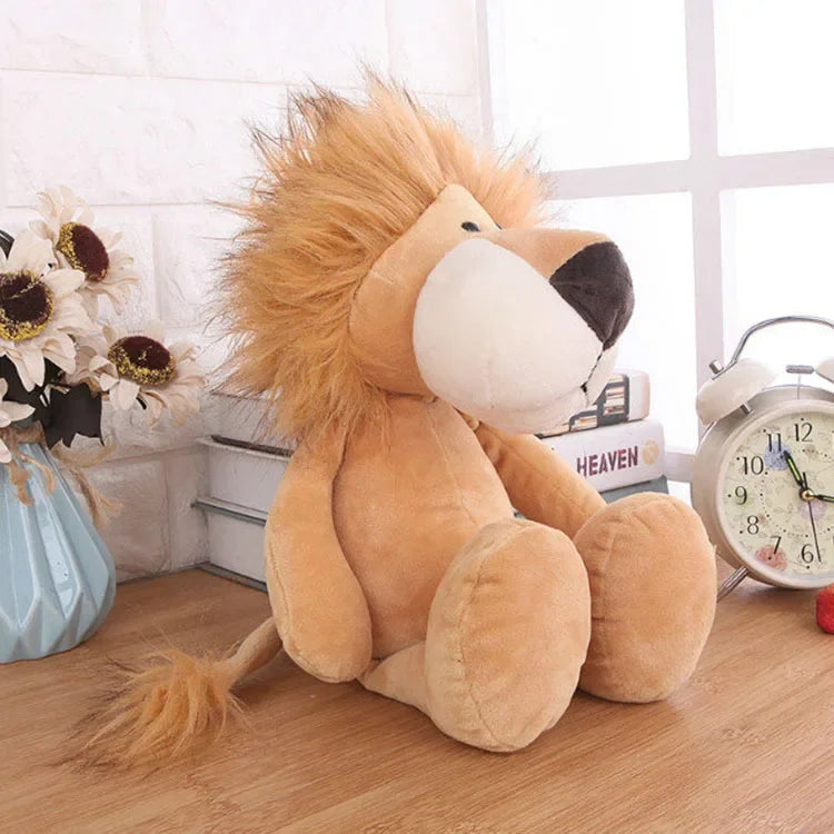 Cute Jungle Animal Plush Toy – Soft Stuffed Doll