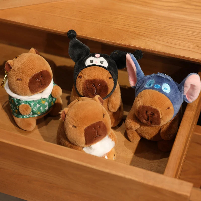 Cute Capybara Plush Pendant – Mini Stuffed Toy
