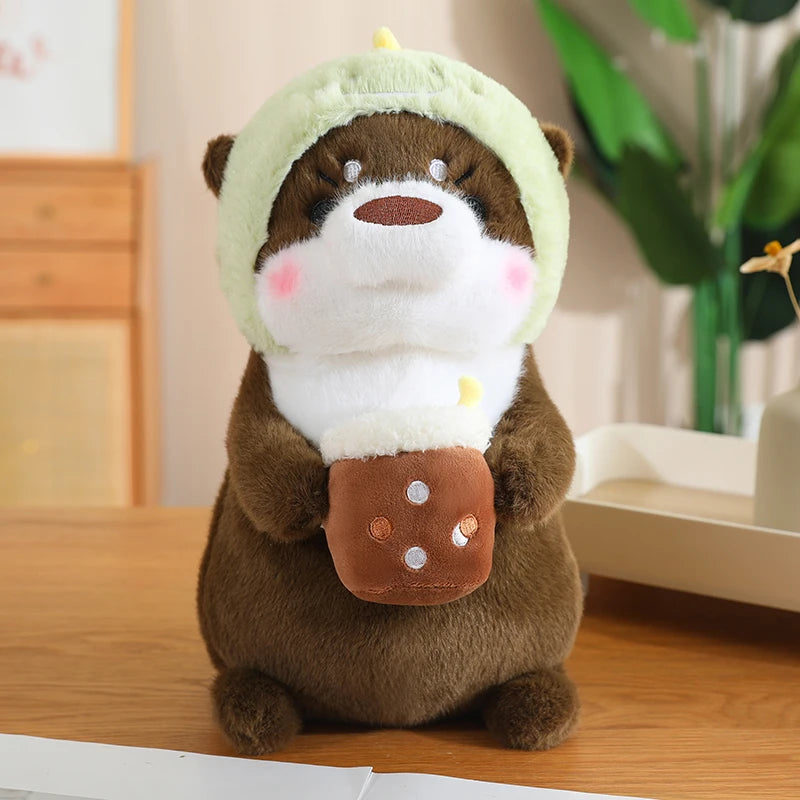 Kawaii Otter Plush Pillow – Soft Cuddly Stuffed Toy