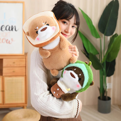 Kawaii Otter Plush Pillow – Soft Cuddly Stuffed Toy