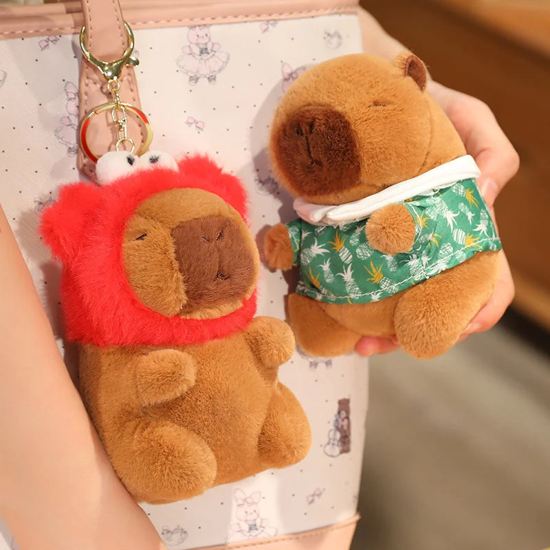 Cute Capybara Plush Pendant – Mini Stuffed Toy
