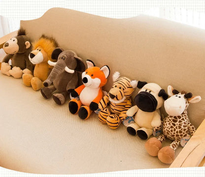 Cute Jungle Animal Plush Toy – Soft Stuffed Doll