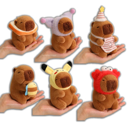 Cute Capybara Plush Pendant – Mini Stuffed Toy