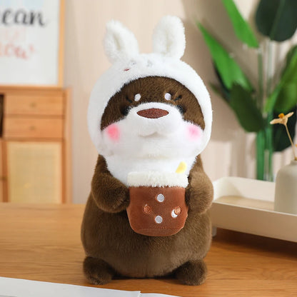 Kawaii Otter Plush Pillow – Soft Cuddly Stuffed Toy