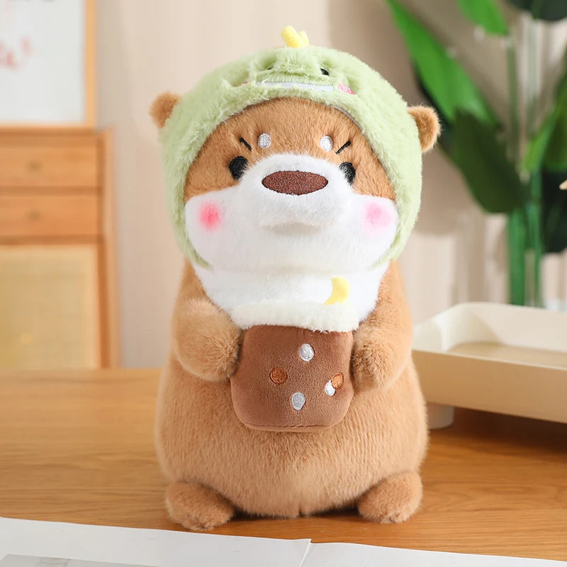 Kawaii Otter Plush Pillow – Soft Cuddly Stuffed Toy