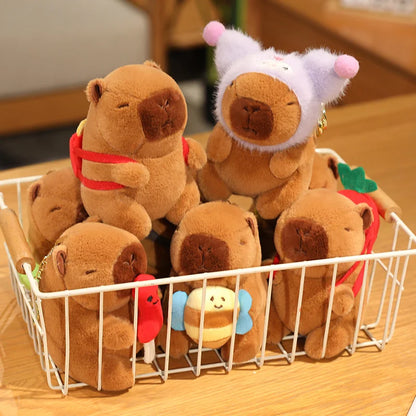 Cute Capybara Plush Pendant – Mini Stuffed Toy