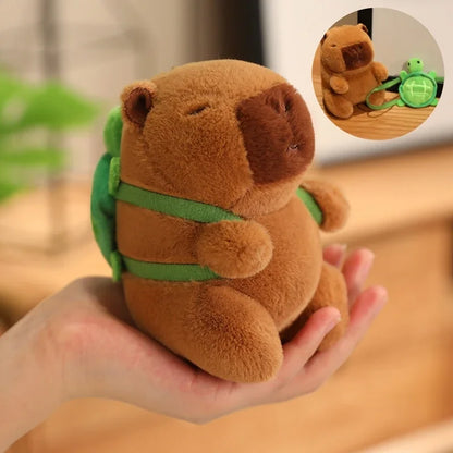 Cute Capybara Plush Pendant – Mini Stuffed Toy