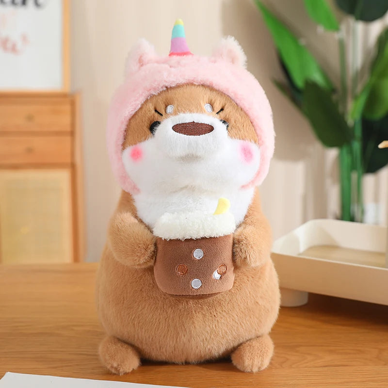 Kawaii Otter Plush Pillow – Soft Cuddly Stuffed Toy