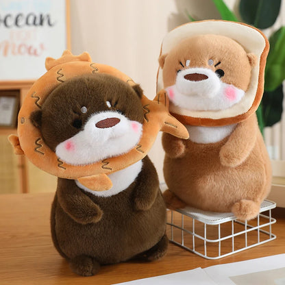 Kawaii Otter Plush Pillow – Soft Cuddly Stuffed Toy