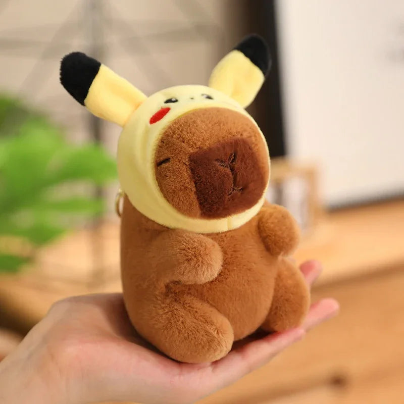Cute Capybara Plush Pendant – Mini Stuffed Toy