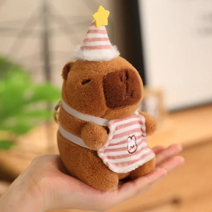 Cute Capybara Plush Pendant – Mini Stuffed Toy