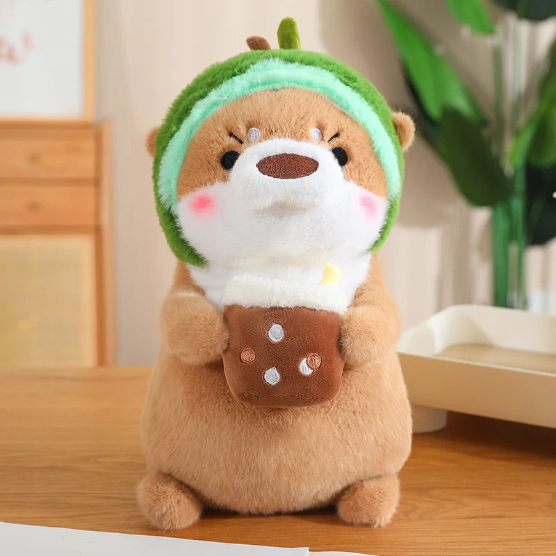 Kawaii Otter Plush Pillow – Soft Cuddly Stuffed Toy