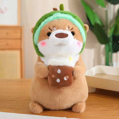 Kawaii Otter Plush Pillow – Soft Cuddly Stuffed Toy