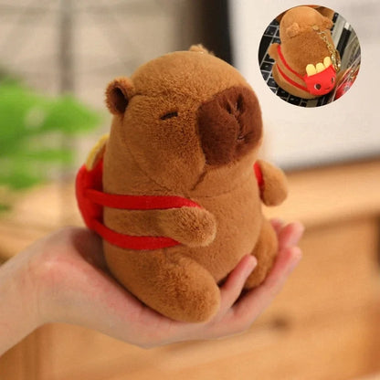 Cute Capybara Plush Pendant – Mini Stuffed Toy