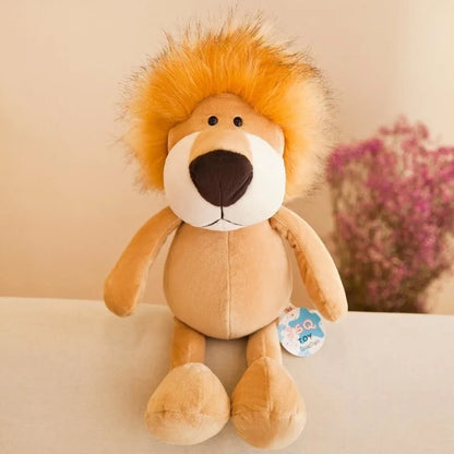 Cute Jungle Animal Plush Toy – Soft Stuffed Doll