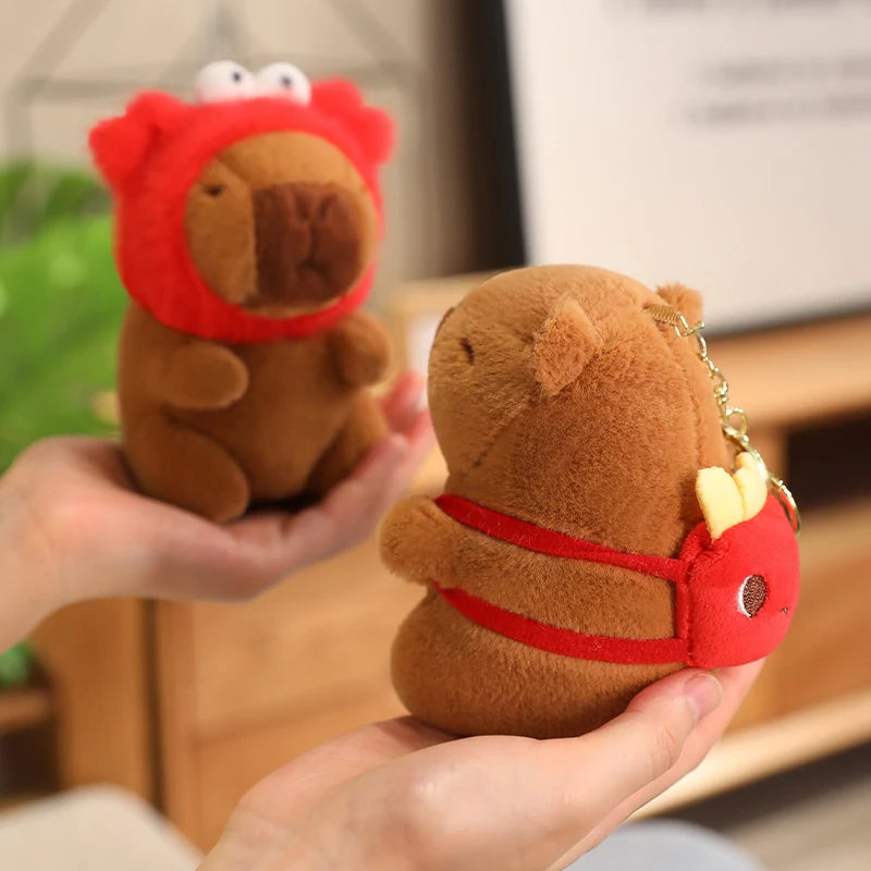 Cute Capybara Plush Pendant – Mini Stuffed Toy