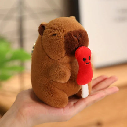 Cute Capybara Plush Pendant – Mini Stuffed Toy