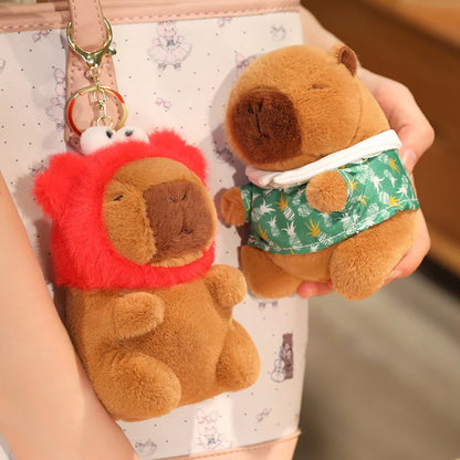 Cute Capybara Plush Pendant – Mini Stuffed Toy