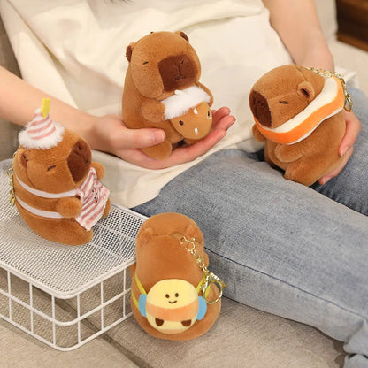 Cute Capybara Plush Pendant – Mini Stuffed Toy