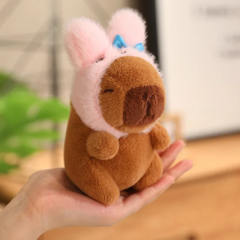 Cute Capybara Plush Pendant – Mini Stuffed Toy