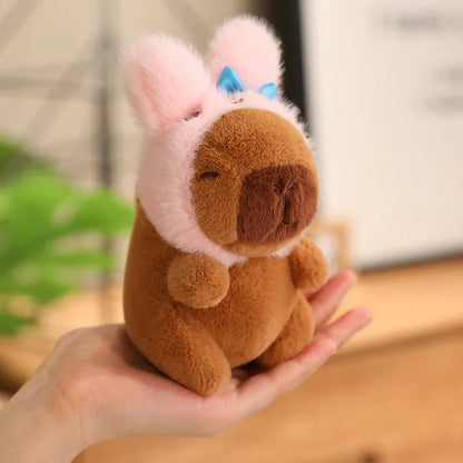 Cute Capybara Plush Pendant – Mini Stuffed Toy
