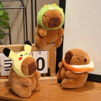 Cute Capybara Plush Pendant – Mini Stuffed Toy