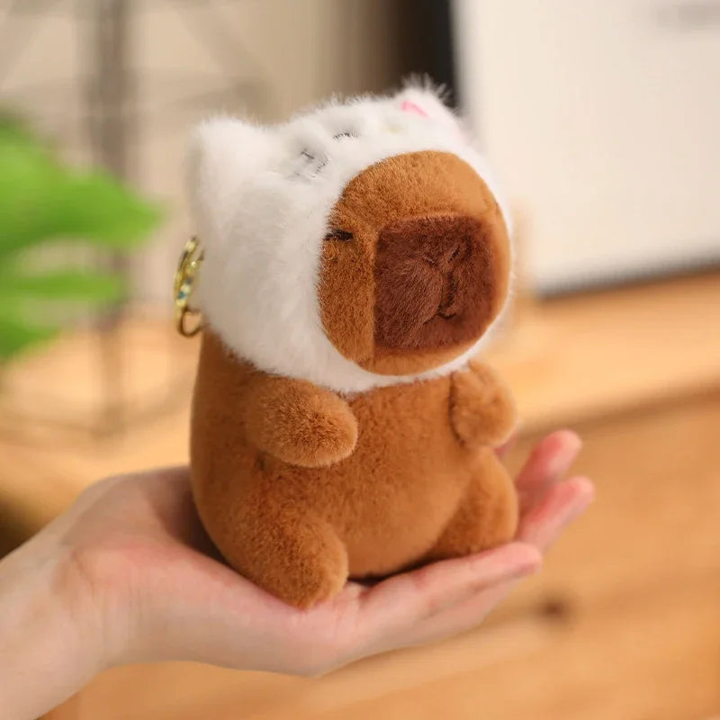Cute Capybara Plush Pendant – Mini Stuffed Toy