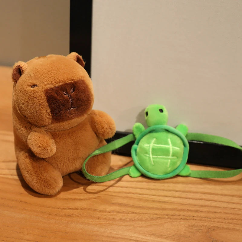 Cute Capybara Plush Pendant – Mini Stuffed Toy