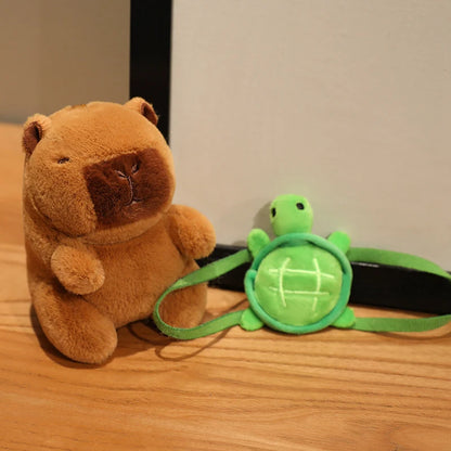 Cute Capybara Plush Pendant – Mini Stuffed Toy