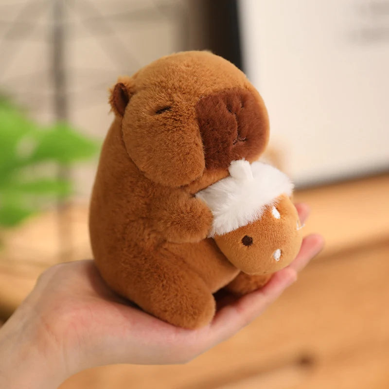 Cute Capybara Plush Pendant – Mini Stuffed Toy